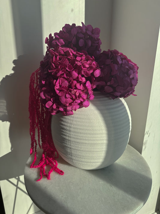 Puokštė Soft Bloom Su Vaza