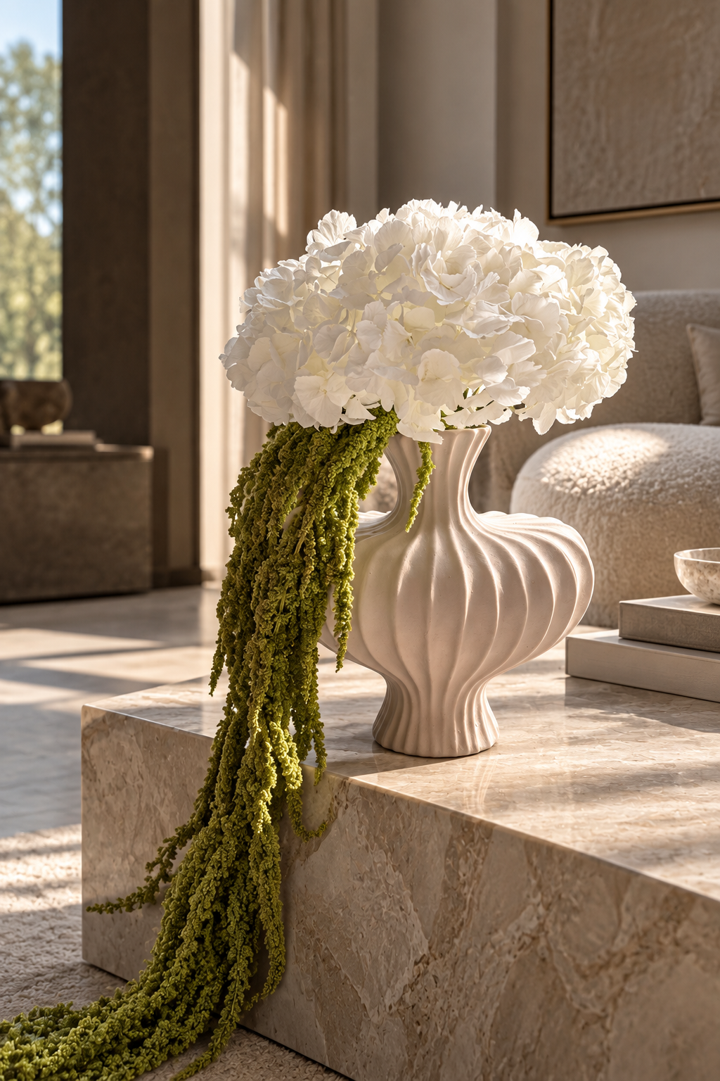 Puokštė Ivory Garden