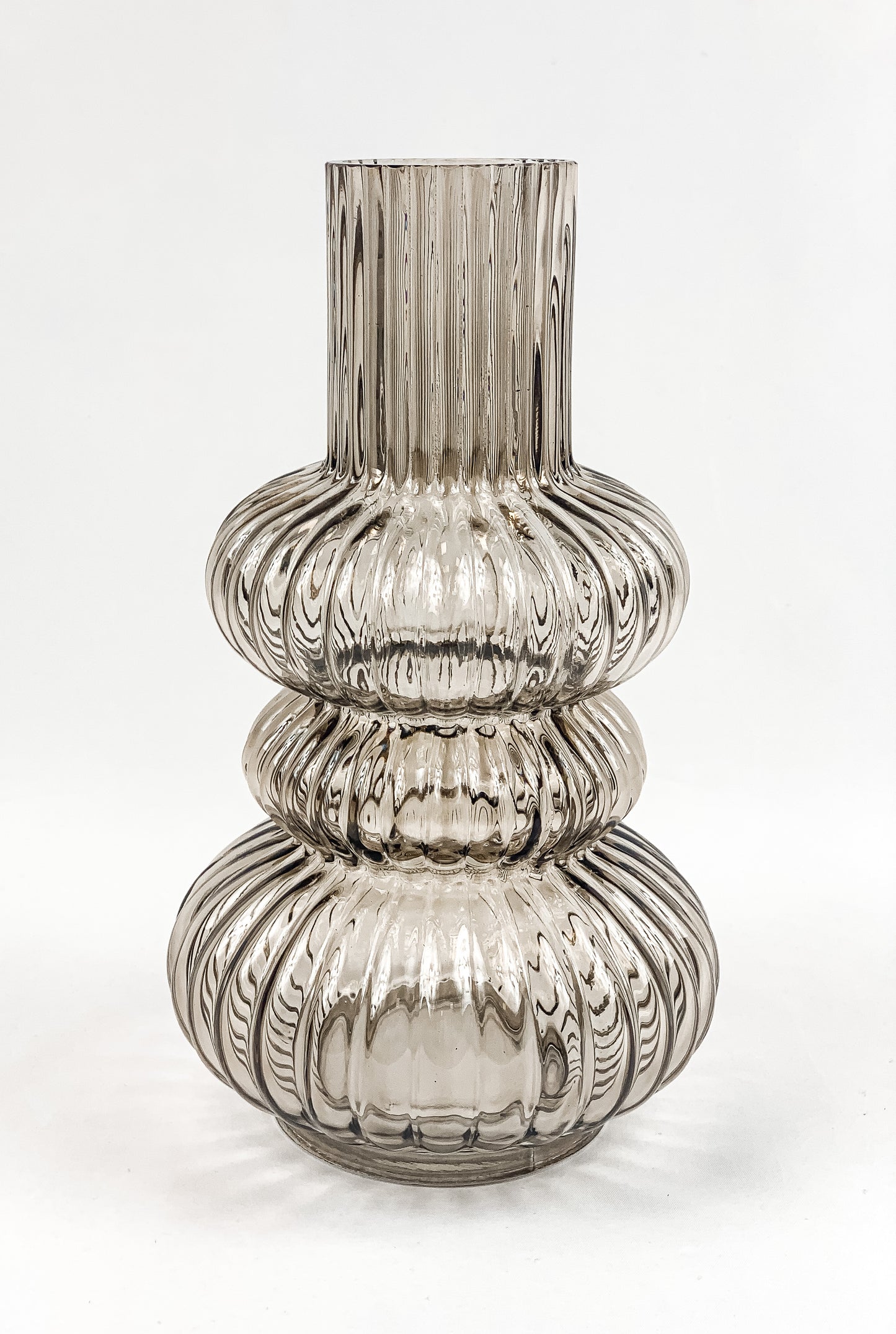 Spalvoto Stiklo Vaza 25 cm.