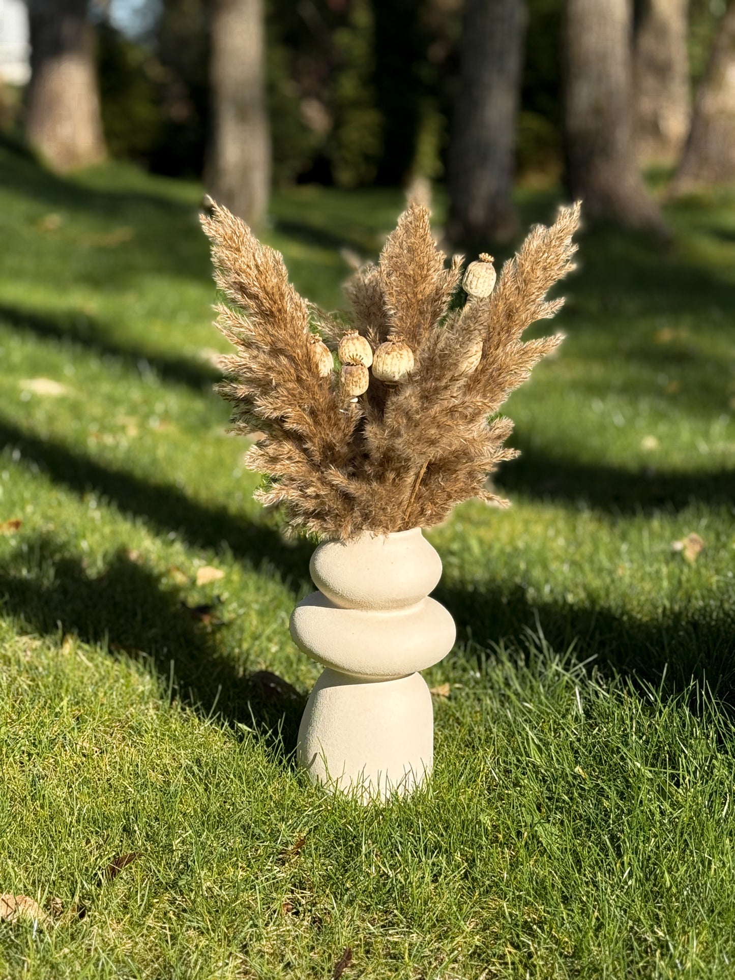 Pampų Ir Aguonų Puokštė