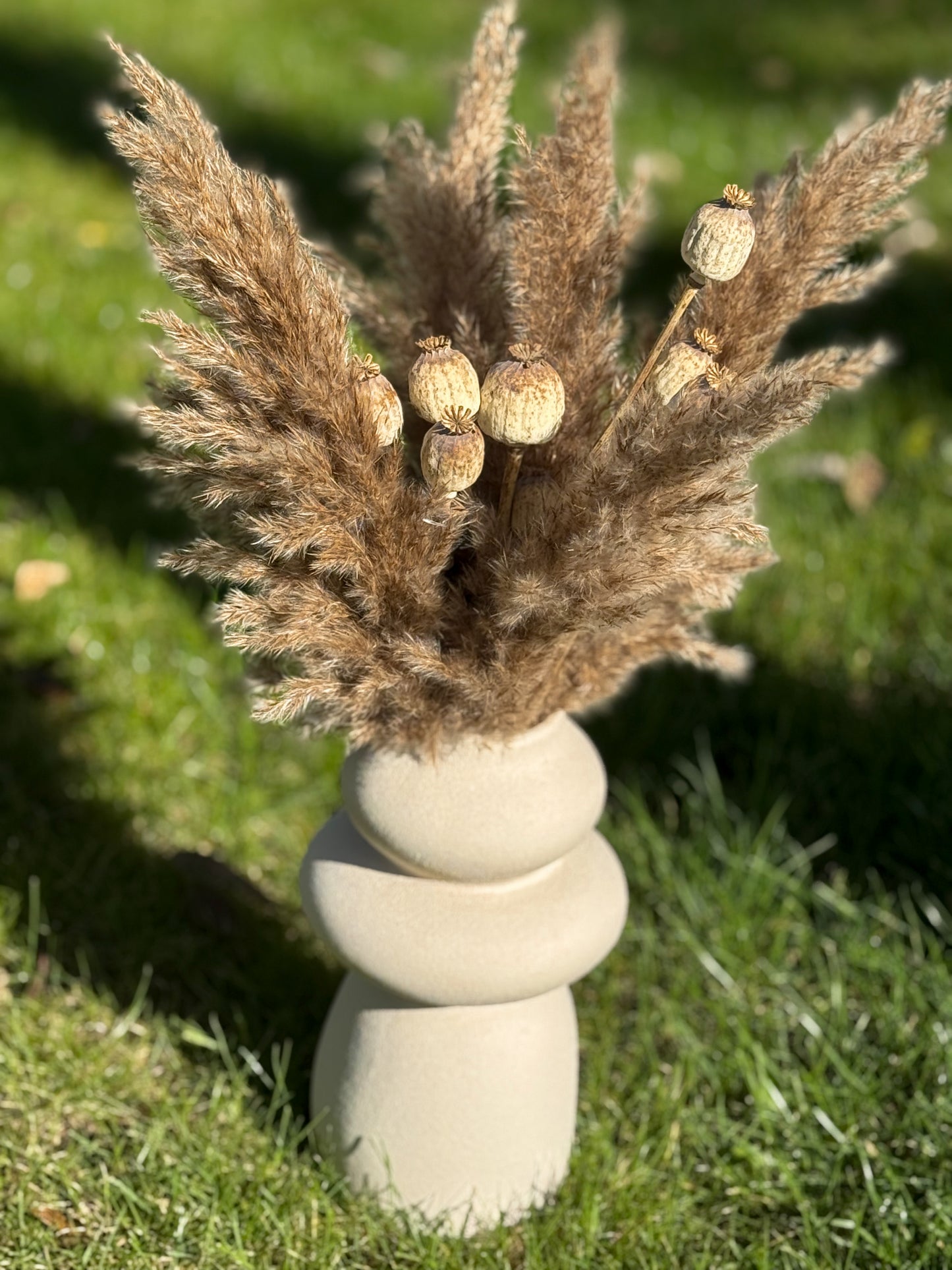 Pampų Ir Aguonų Puokštė